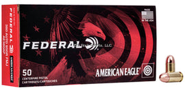 Federal AE380AP American Eagle Pistol Ammo 380 Auto 95Gr 50Rnd FMJ