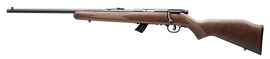 Savage 50702 Mark II GLY Bolt Action Rifle 22 LR, LH, 19 in, Satin Blued, Wood Stk, 10+1 Rnd, Accu-Trigger