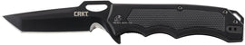 CRKT 7050 Septimo Folding Knife Blade Length 3.622 Combination Steel: 8Cr14MoV, Finish: Black Oxide
