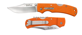 Cold Steel CS-23JB Cold Steel Double Safe Hunter Folding Knife 3.5" Clip Point Blade, Orange