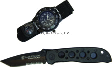 CampCo SW-XTMOPS-2 Smith & Wesson Extreme Ops Watch & Folding Knife Combo