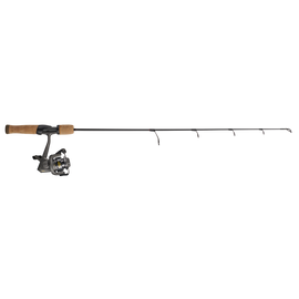 Berkley BLRI-28MCBO Lightning Rod Ice Combo 28" Med action 100% Fiberglass Blank, Cork Handle, 4bgr 20 size reel, Extended stem.