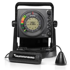 Humminbird 407030-1 ICE-45 Ice System, 3-Color Flasher w/Digital Depth, Dual Beam