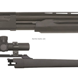 Mossberg 58244 500 Pump Shotgun 12 Ga 24/28" Combo Field/Slug VENT RIB / Syn Stk W/2.5x20 SCOPE 5+1